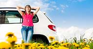 op vakantie met de auto (shutterstock / Konstantin Yolshin)